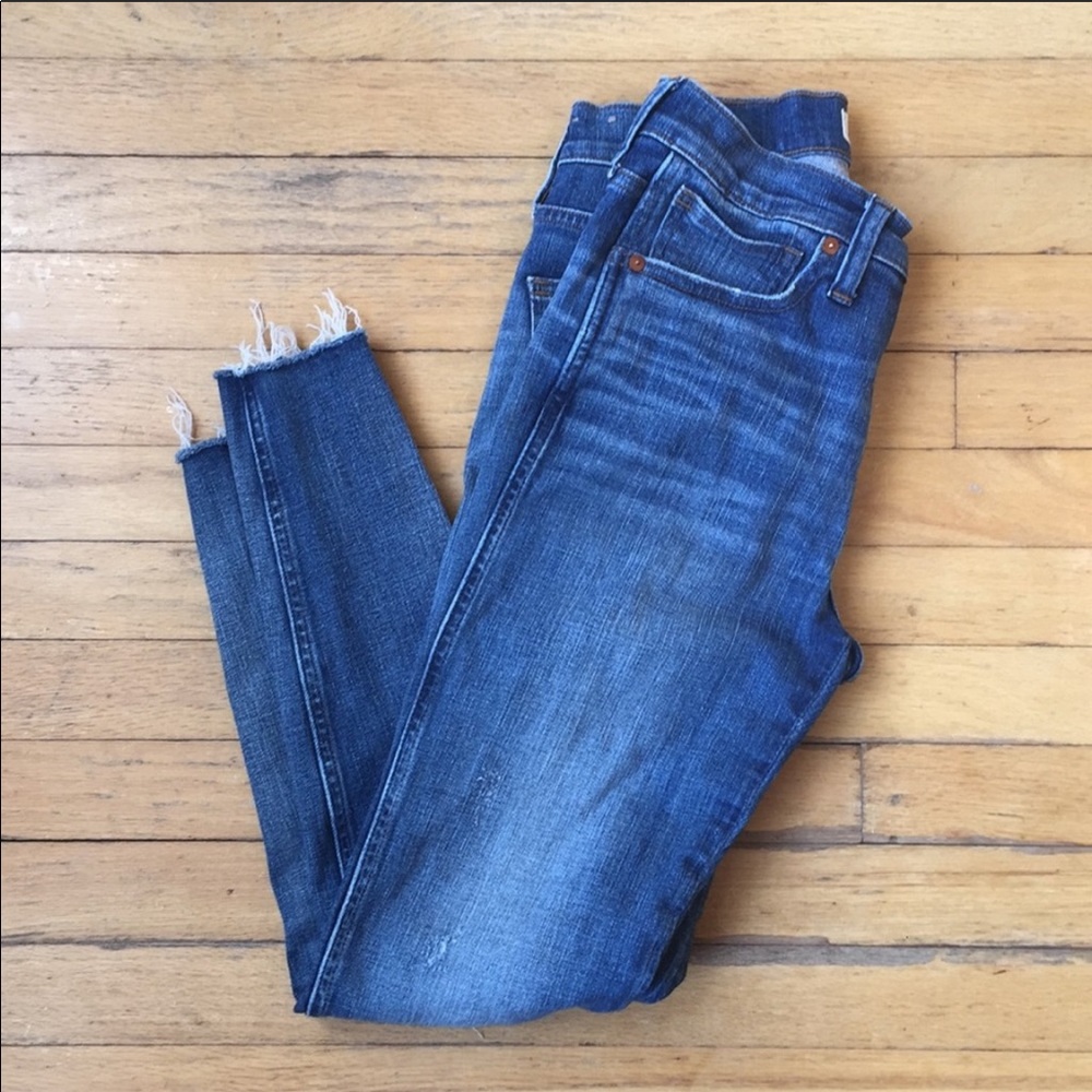 Madewell high rise skinny jeans